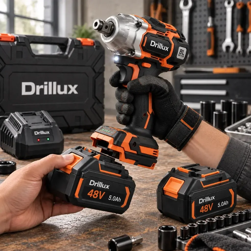 Drillux™ batería dual de alta capacidad
